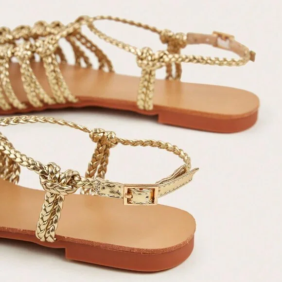 Gold Vacation Women's Sandals - Picture 5 of 5